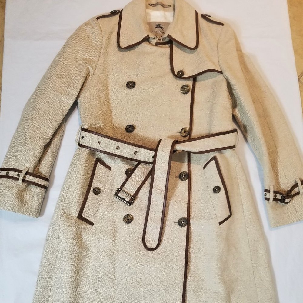 NWT BURBERRY WOMENS DOUBLE BREASTED TRENCH COAT